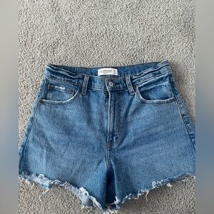 Abercrombie & Fitch Blue Jean Shorts
